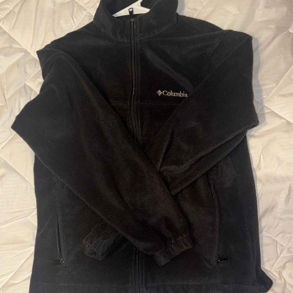 Columbia Black Full-Zip Fleece Jacket